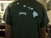 "Get Your Hau'oli On" Maui T-shirt - Military Green